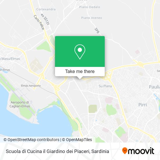 Scuola di Cucina il Giardino dei Piaceri map