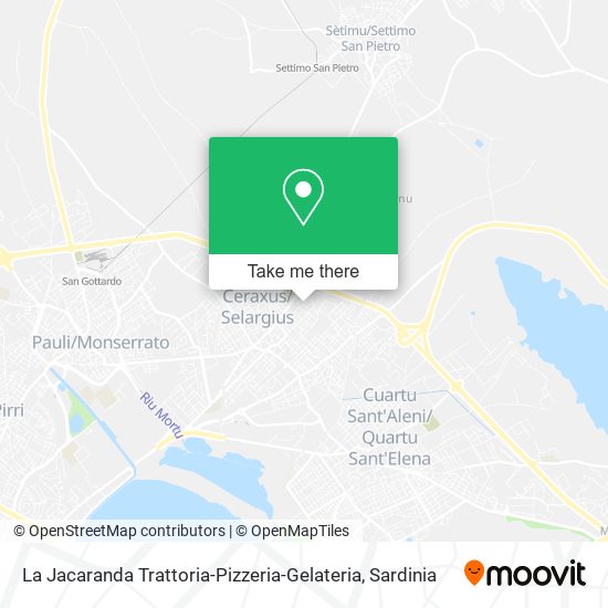 La Jacaranda Trattoria-Pizzeria-Gelateria map