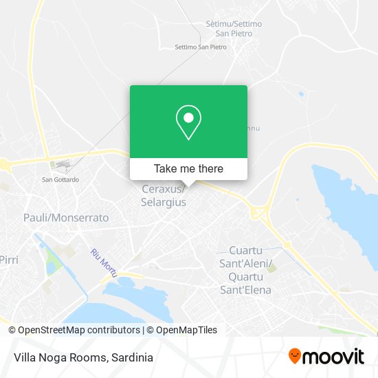 Villa Noga Rooms map