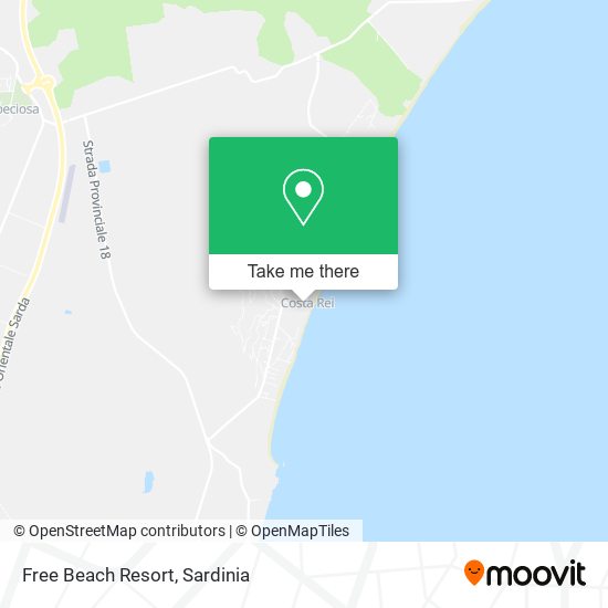 Free Beach Resort map