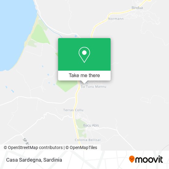 Casa Sardegna map