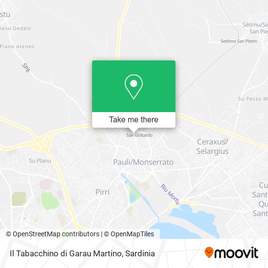 Il Tabacchino di Garau Martino map