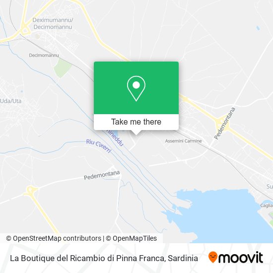 La Boutique del Ricambio di Pinna Franca map