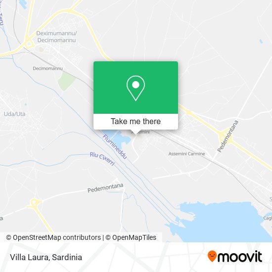 Villa Laura map