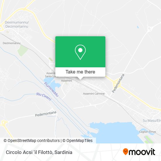 Circolo Acsi 'il Filottò map
