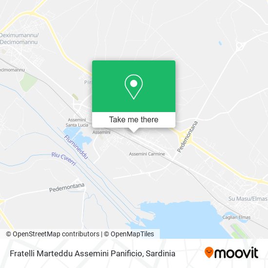 Fratelli Marteddu Assemini Panificio map