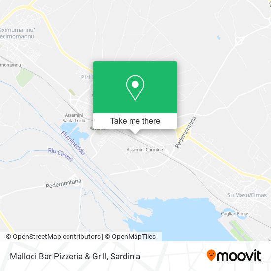 Malloci Bar Pizzeria & Grill map