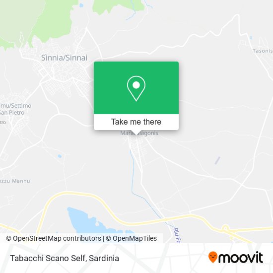 Tabacchi Scano Self map