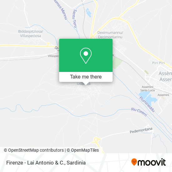 Firenze - Lai Antonio & C. map