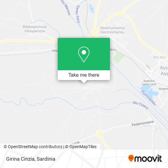Girina Cinzia map
