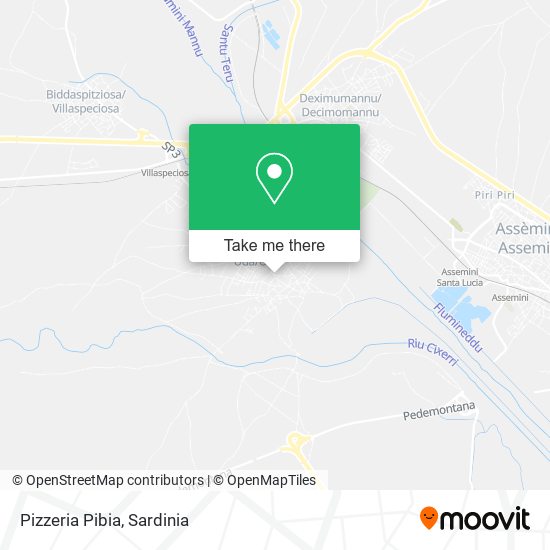 Pizzeria Pibia map