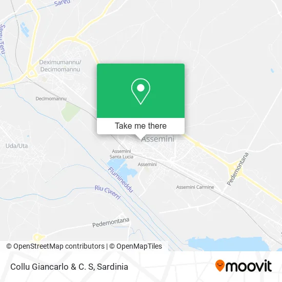 Collu Giancarlo & C. S map