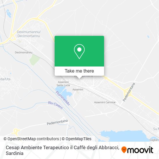 Cesap Ambiente Terapeutico il Caffè degli Abbracci map