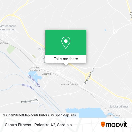 Centro Fitness - Palestra A2 map