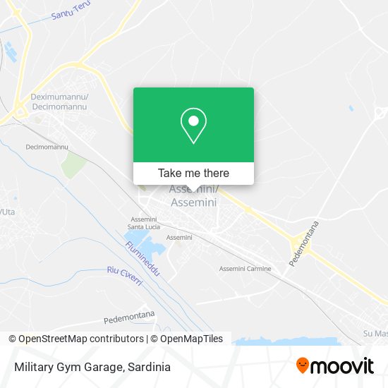 Military Gym Garage map