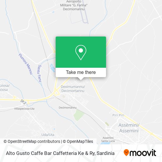 Alto Gusto Caffe Bar Caffetteria Ke & Ry map