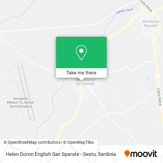 Helen Doron English San Sperate - Sestu map