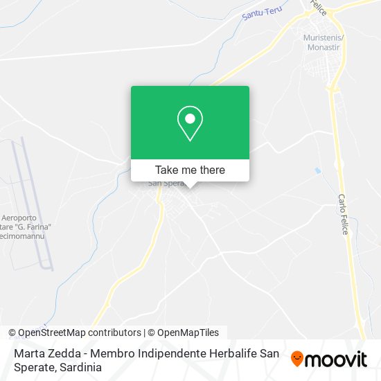 Marta Zedda - Membro Indipendente Herbalife San Sperate map