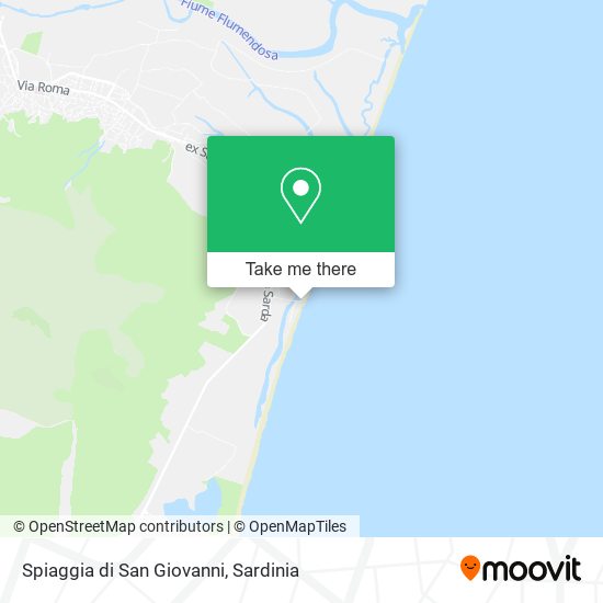Spiaggia di San Giovanni map