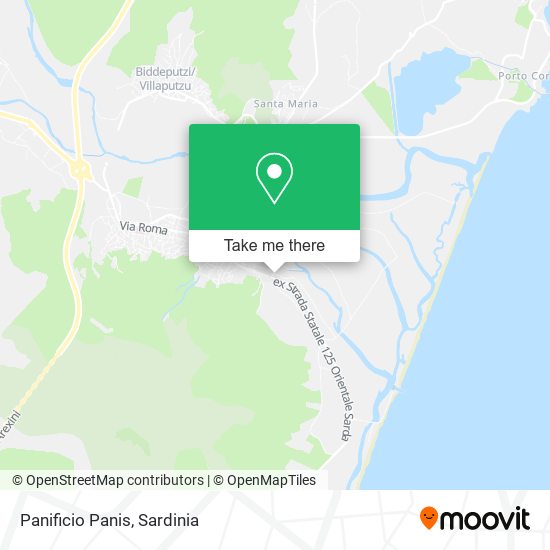 Panificio Panis map