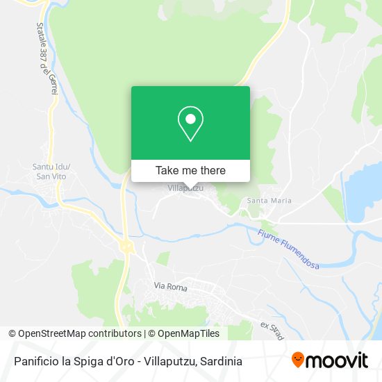 Panificio la Spiga d'Oro - Villaputzu map
