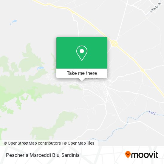 Pescheria Marceddi Blu map