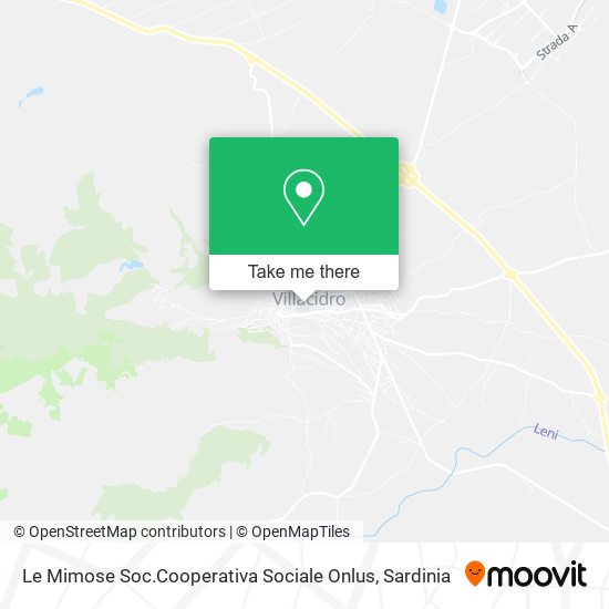 Le Mimose Soc.Cooperativa Sociale Onlus map