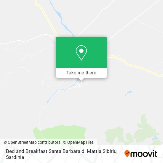 Bed and Breakfast Santa Barbara di Mattia Sibiriu map