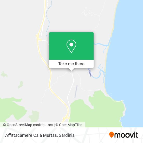 Affittacamere Cala Murtas map