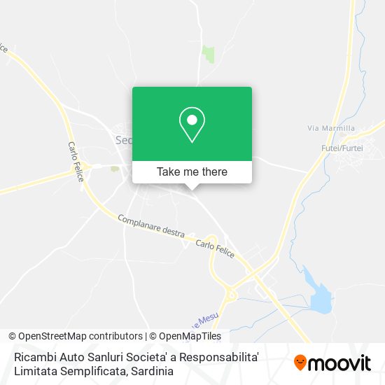 Ricambi Auto Sanluri Societa' a Responsabilita' Limitata Semplificata map
