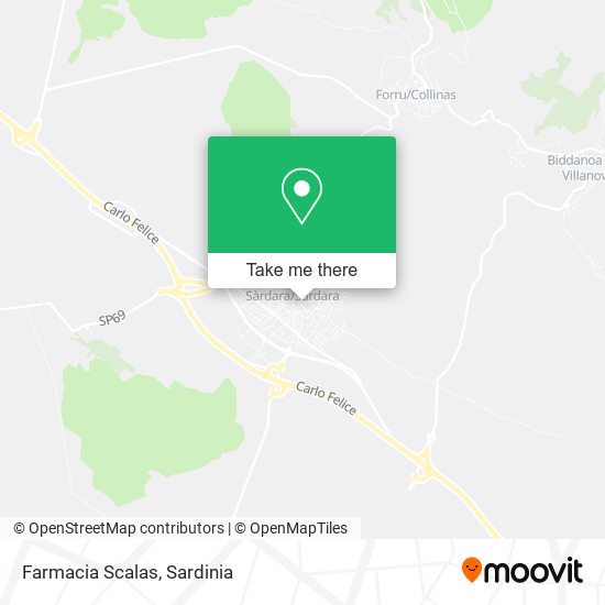 Farmacia Scalas map