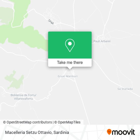 Macelleria Setzu Ottavio map