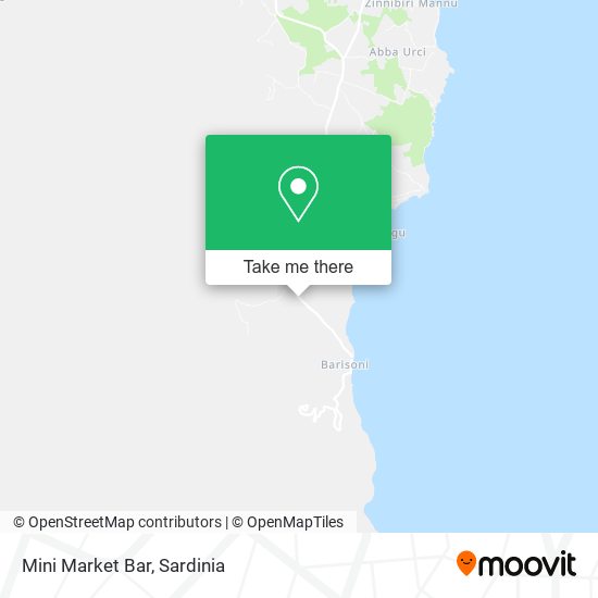 Mini Market Bar map