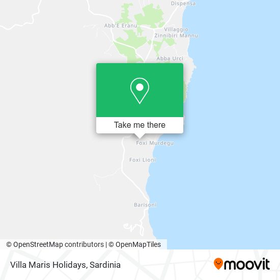 Villa Maris Holidays map