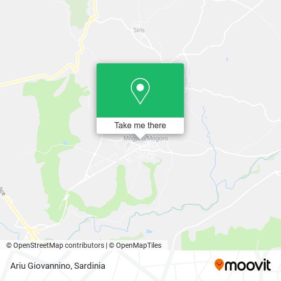 Ariu Giovannino map