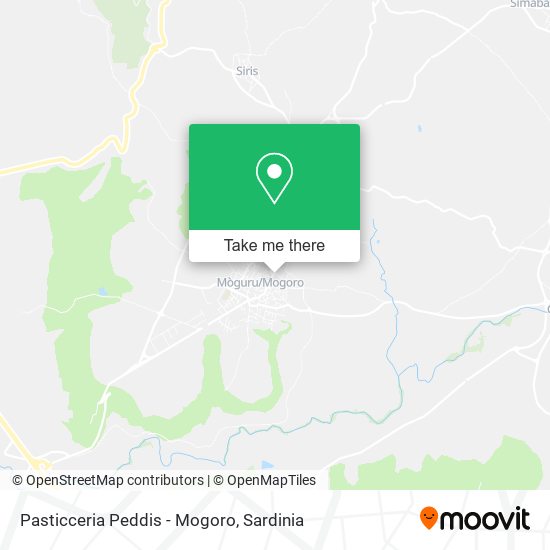 Pasticceria Peddis - Mogoro map