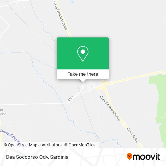 Dea Soccorso Odv map