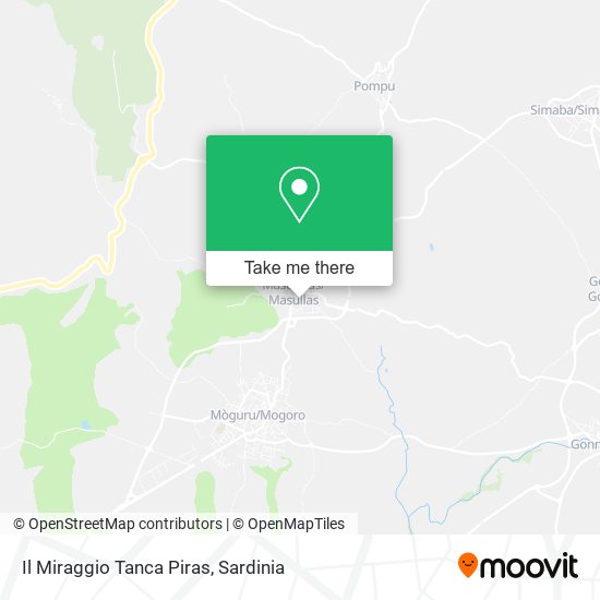 Il Miraggio Tanca Piras map