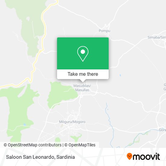 Saloon San Leonardo map