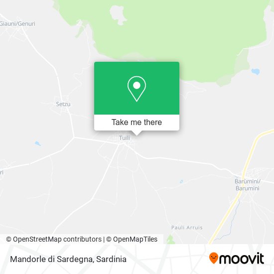 Mandorle di Sardegna map