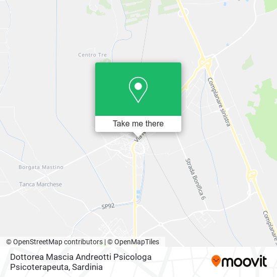 Dottorea Mascia Andreotti Psicologa Psicoterapeuta map