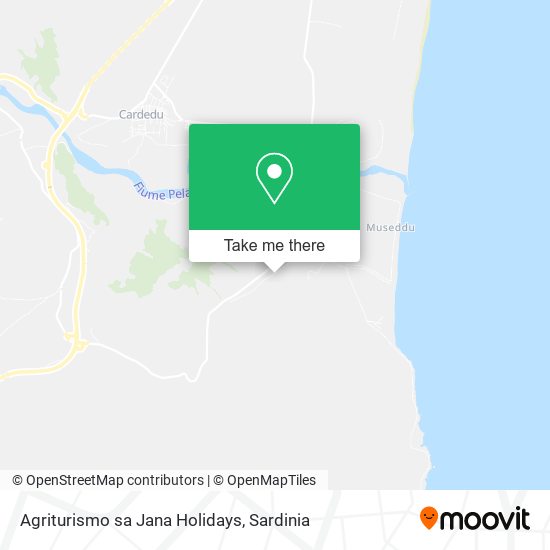 Agriturismo sa Jana Holidays map