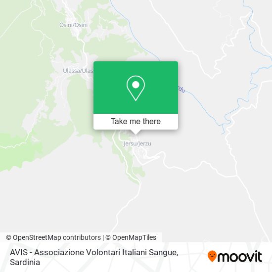 AVIS - Associazione Volontari Italiani Sangue map