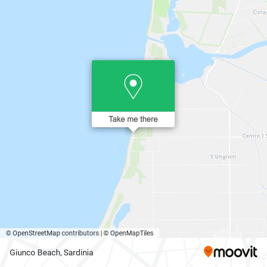 Giunco Beach map