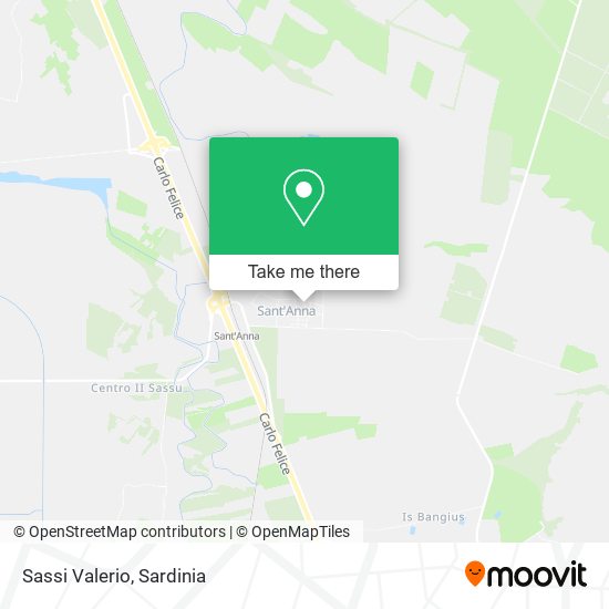 Sassi Valerio map