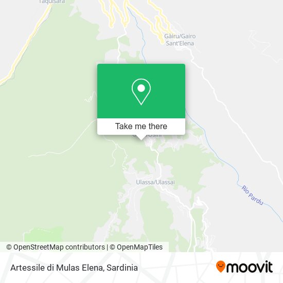 Artessile di Mulas Elena map