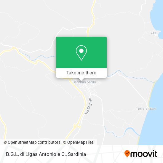 B.G.L. di Ligas Antonio e C. map