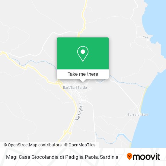 Magi Casa Giocolandia di Padiglia Paola map