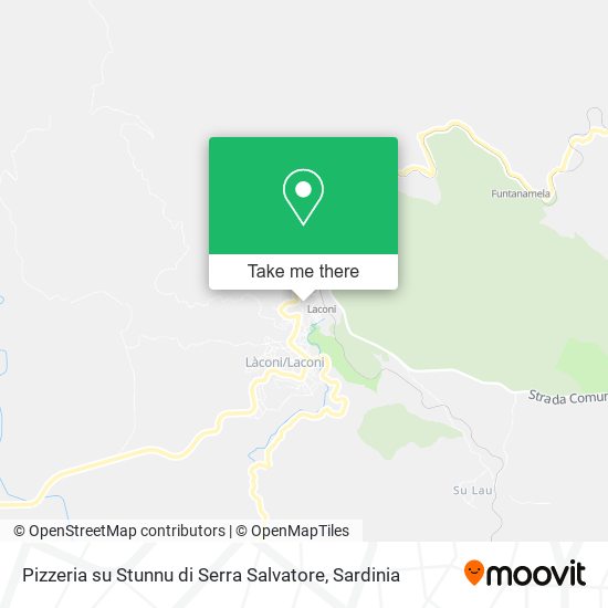Pizzeria su Stunnu di Serra Salvatore map
