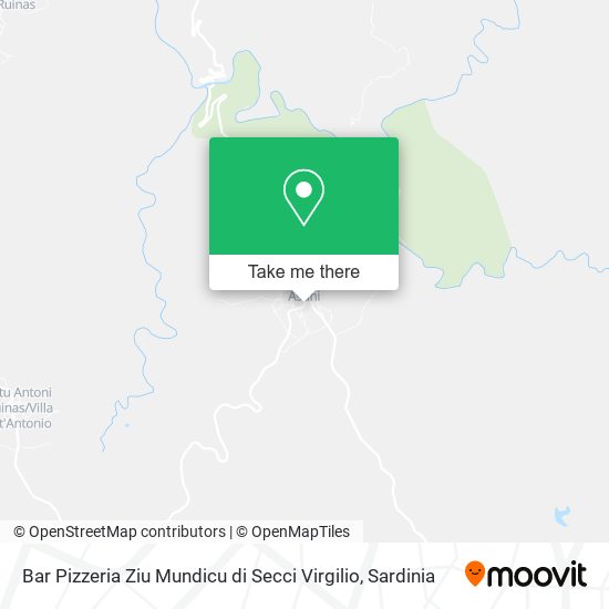 Bar Pizzeria Ziu Mundicu di Secci Virgilio map